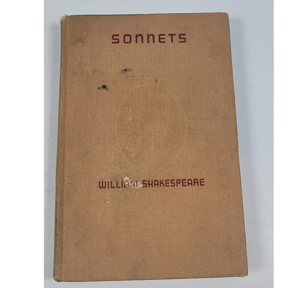 Rare William Shakespeare Sonnets Grosset & Dunlap 1909 Hardcover Antique